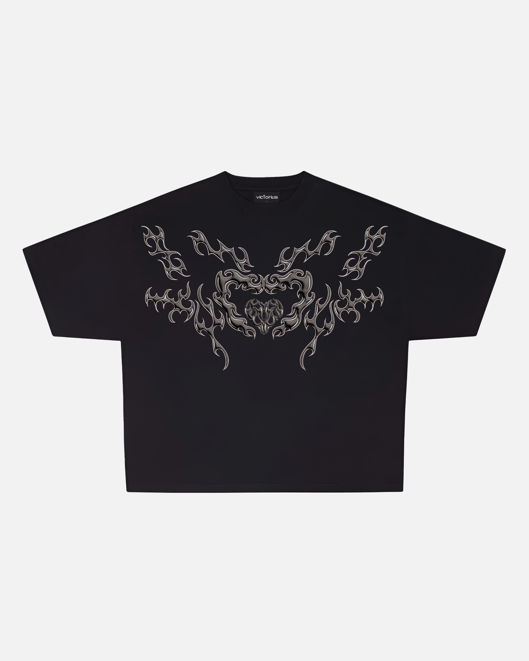 Tribal Map Graphic Tee Black | Victorius Culture
